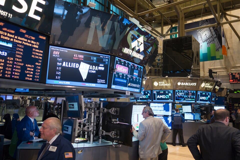 Trading floor of the New York Stock Exchange